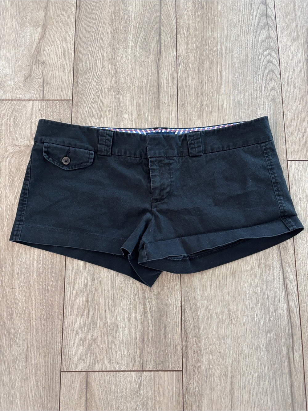 American Eagle Black Women's Cotton Blend Shorts
